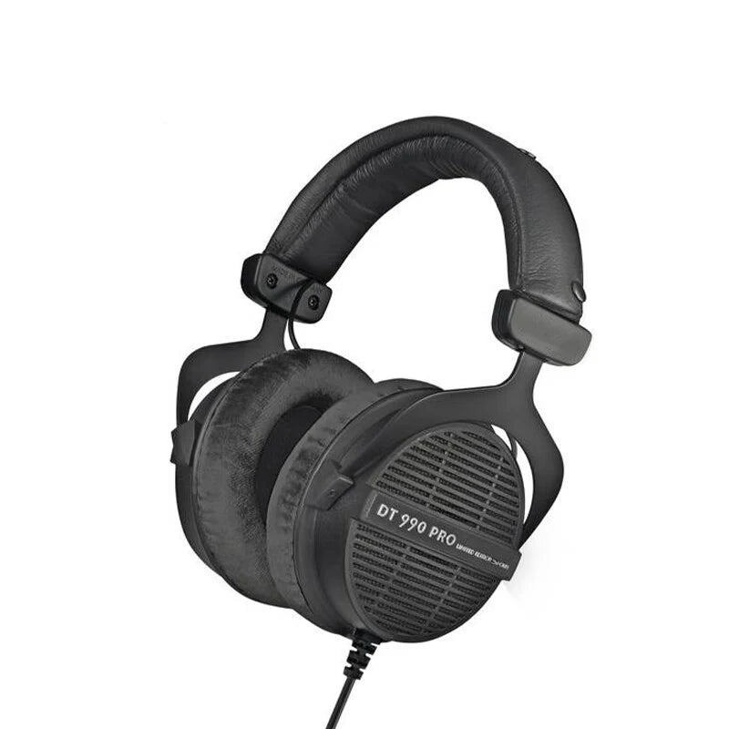 Beyerdynamic DT 990 PRO Studio Headphones - 250 Ohm Open Back Design 250 ohm Black Tidesmit
