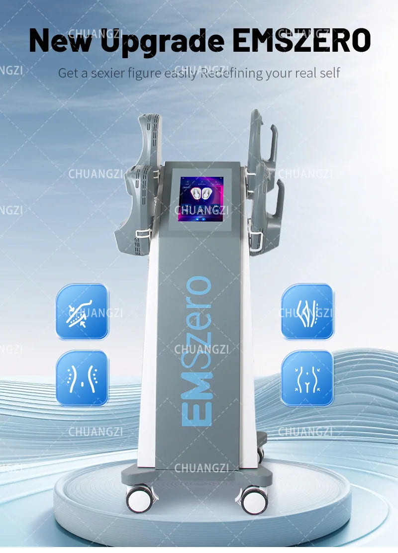 Electromagnetic Muscle Stimulator 6500W - Advanced Body Sculpting Tool Relaxation Treatment Tidesmit