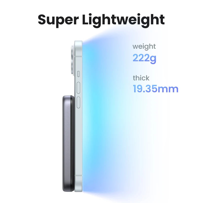10000mAh Magnetic Power Bank 30W PD Fast Charger for iPhone Tidesmit
