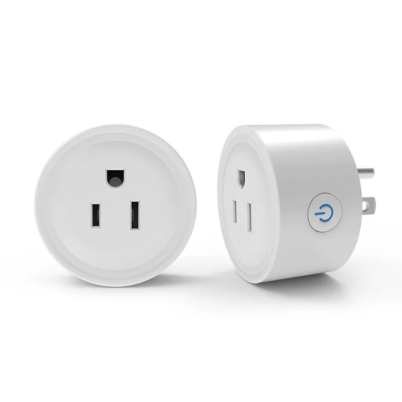 Smart Wifi Plug US Standard with Remote App Control for Alexa and Google TUYA Tidesmit