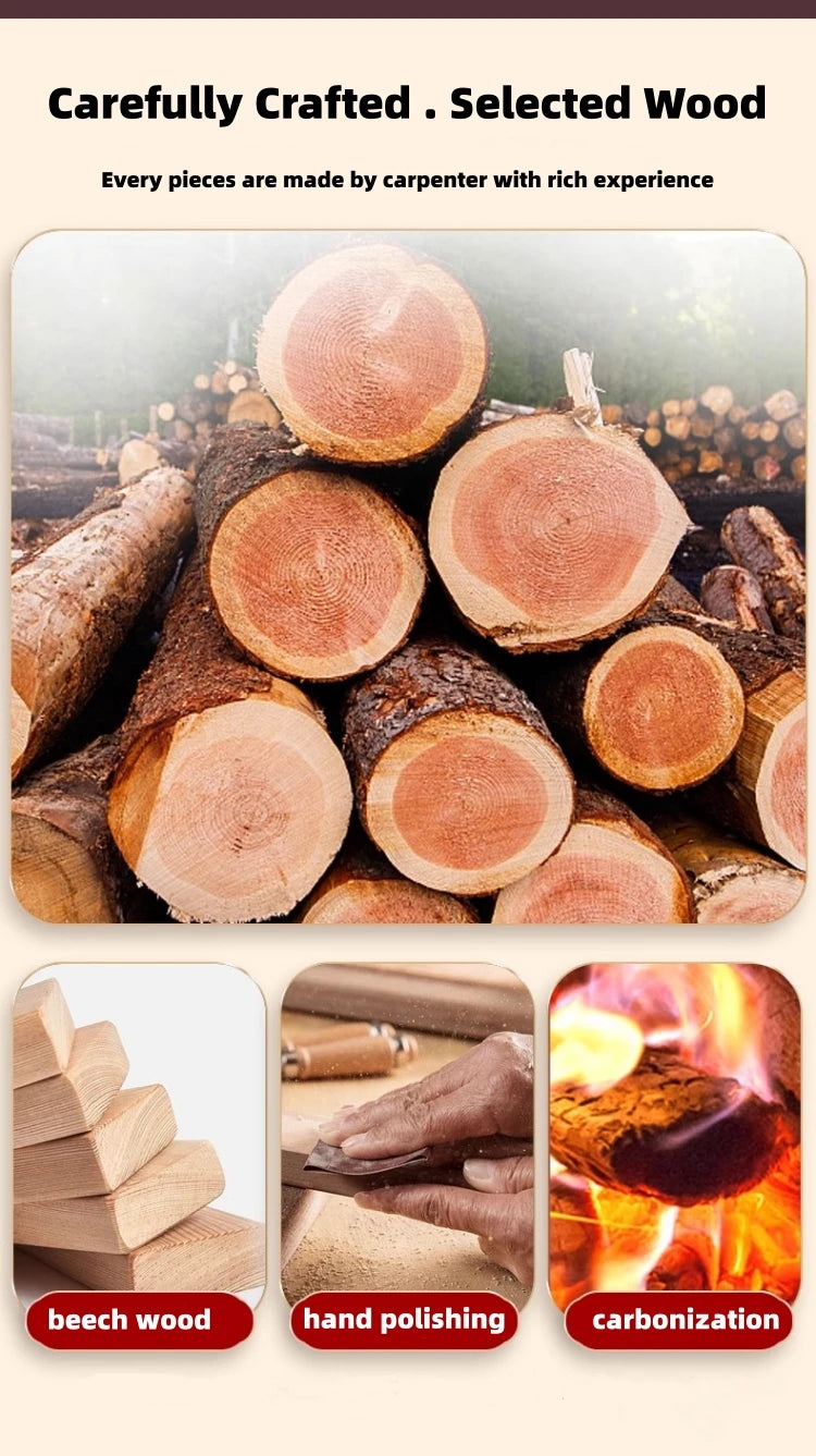 Gua Sha Wood Massage Tool for Lymphatic Drainage and Stress Relief Relaxation Treatment Tidesmit