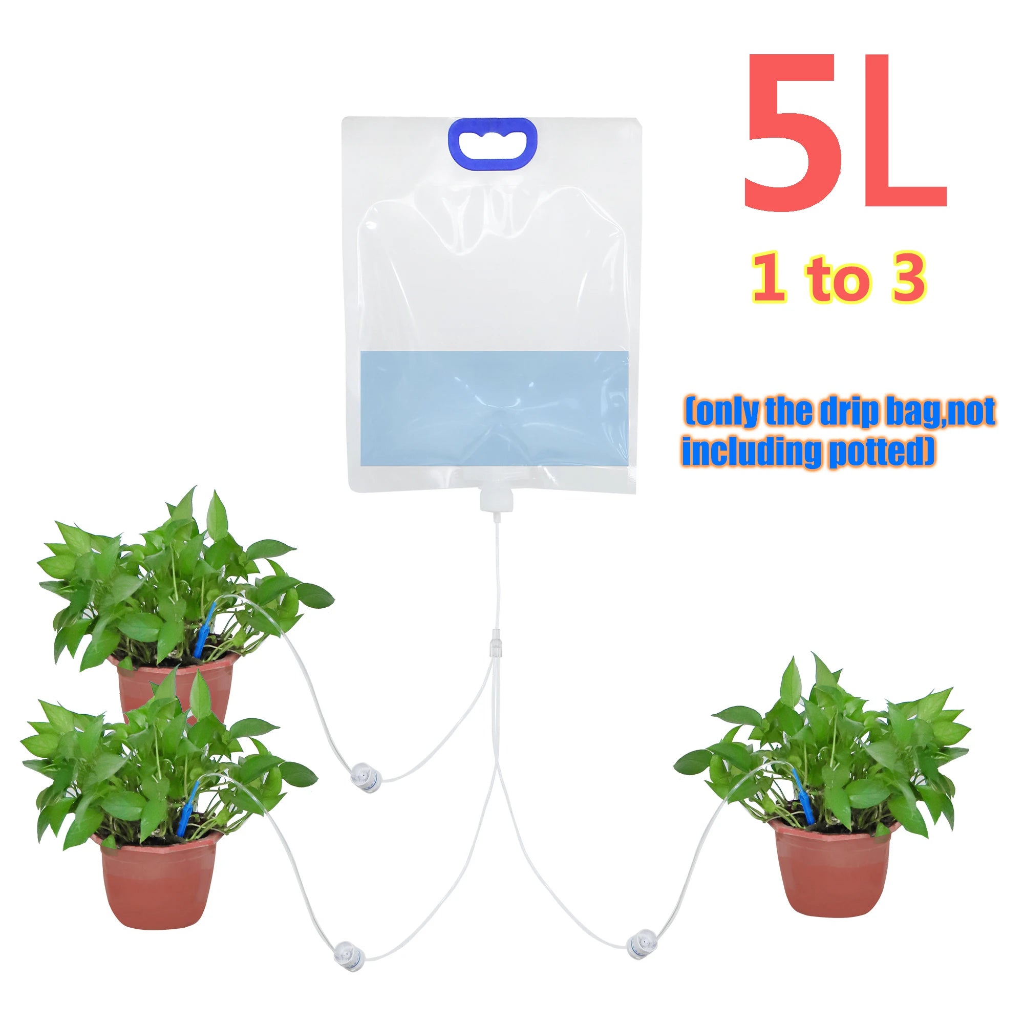Self Watering Planter Insert Spike 3L/3.5L/5L Plant Watering Bag Automatic Drip Irrigation Kit Plant Watering Devices For Indoor