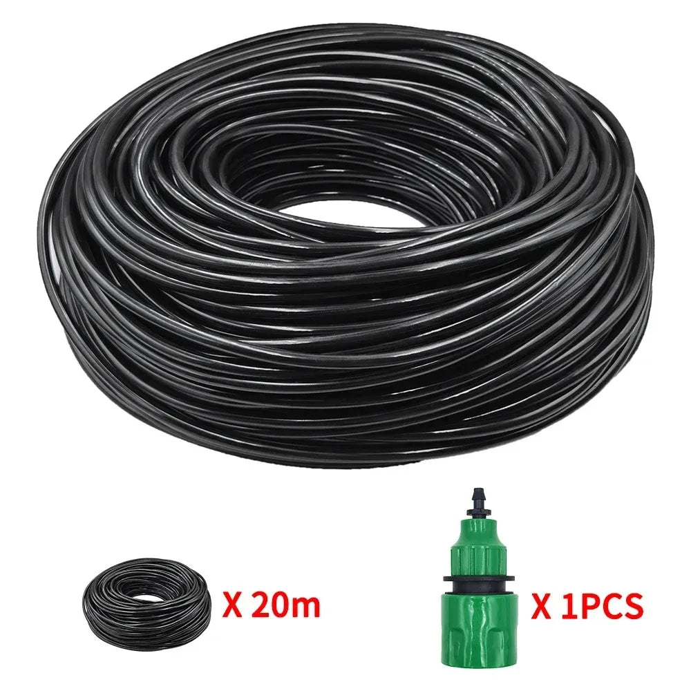 Adjustable Dripper Micro Nozzle Drip Irrigation Accessories PVC Hose DIY Garden Watering System Kit