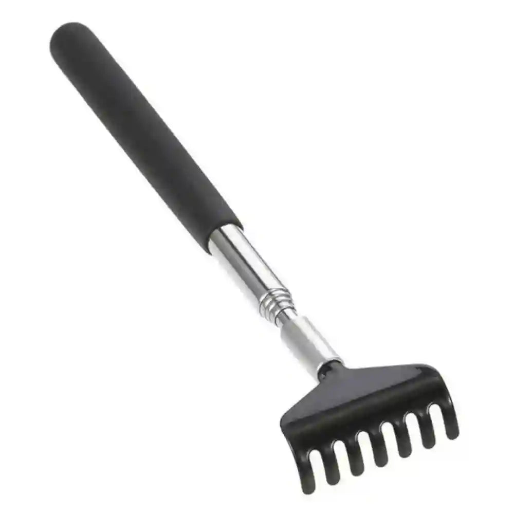 Telescopic Back Scratcher - Durable Stainless Steel Massager - White Back Massage Instrument Tidesmit