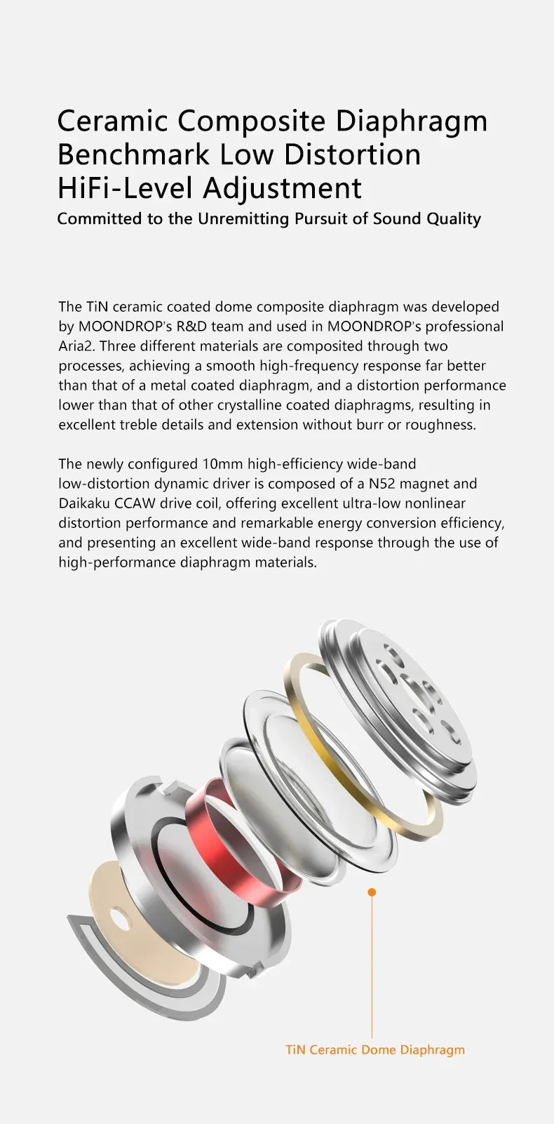 Moondrop Moca ANC Wireless Earbuds | Low Latency TWS | Tidesmit Tidesmit