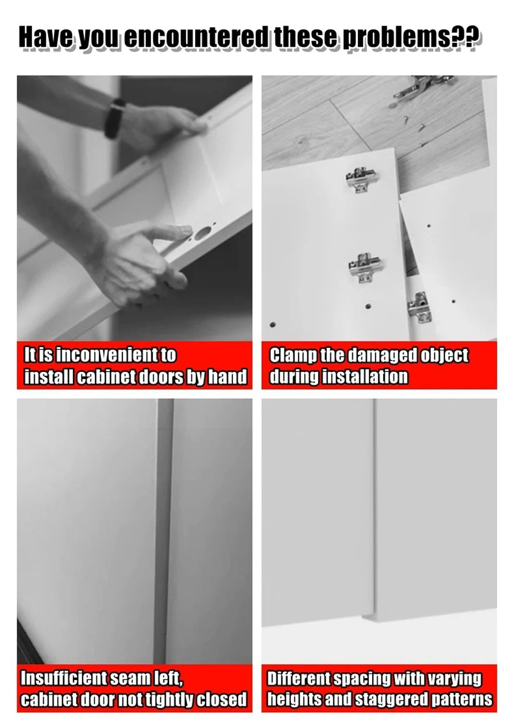 New Cabinets Frame Jig Woodworking Cabinet Door Mounting Positioner Adjustable Stainless Steel Cabinet Door Mounting Clamp