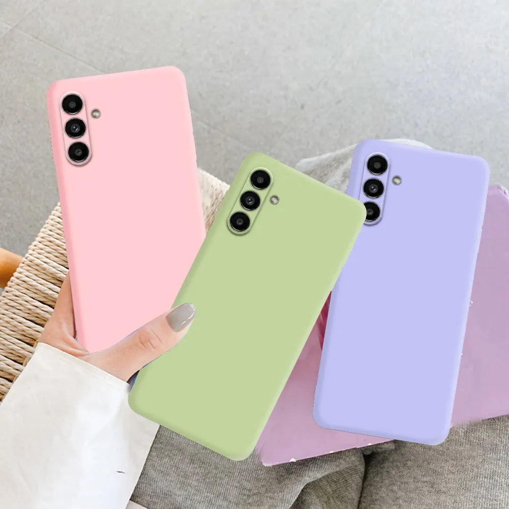 Samsung Galaxy A55 Silicone Case - Slim Shock-Absorbing Cover Tidesmit