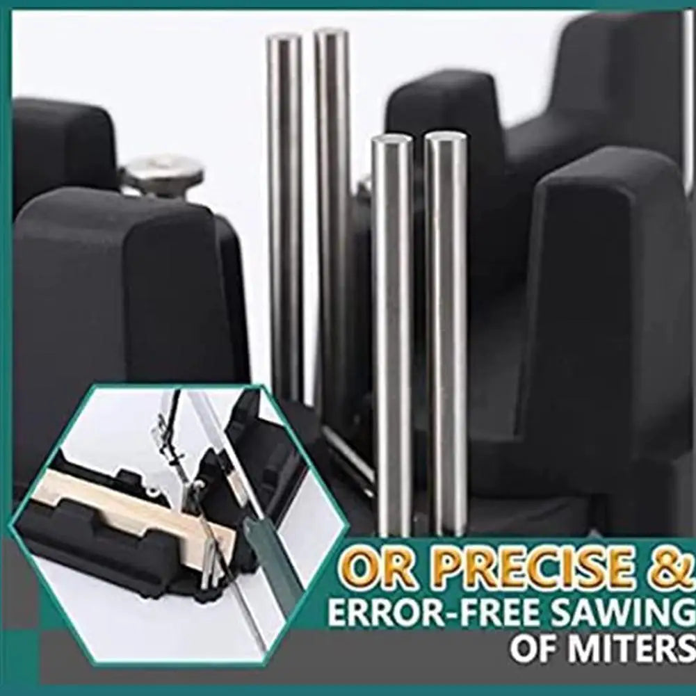 2 In 1 Miter Measuring Cutting Tool Bevel Gauge and Mitre Box Measuring Cutting Tool Measure Bevels and Miter Sawing Angle Cutti