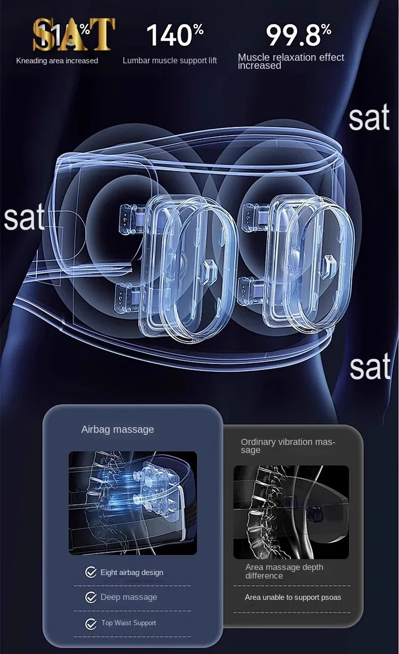 Massage Office Chair - Ergonomic Reclining Seat with Heat Therapy Massage Chairs Tidesmit