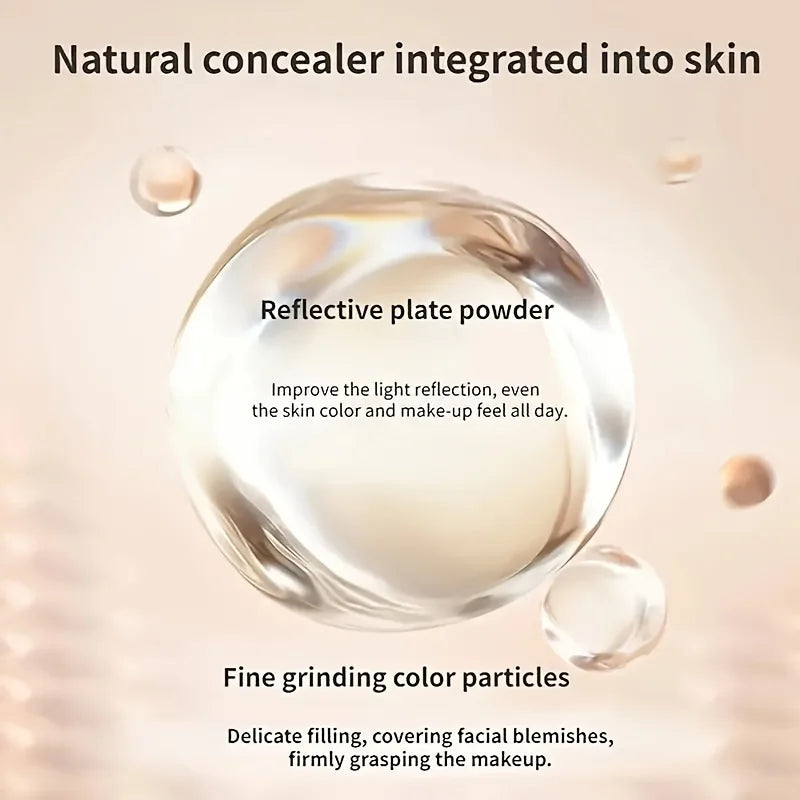 Tidesmit creamy triple shade concealer palette and brush set for covering dark circles and blemishes