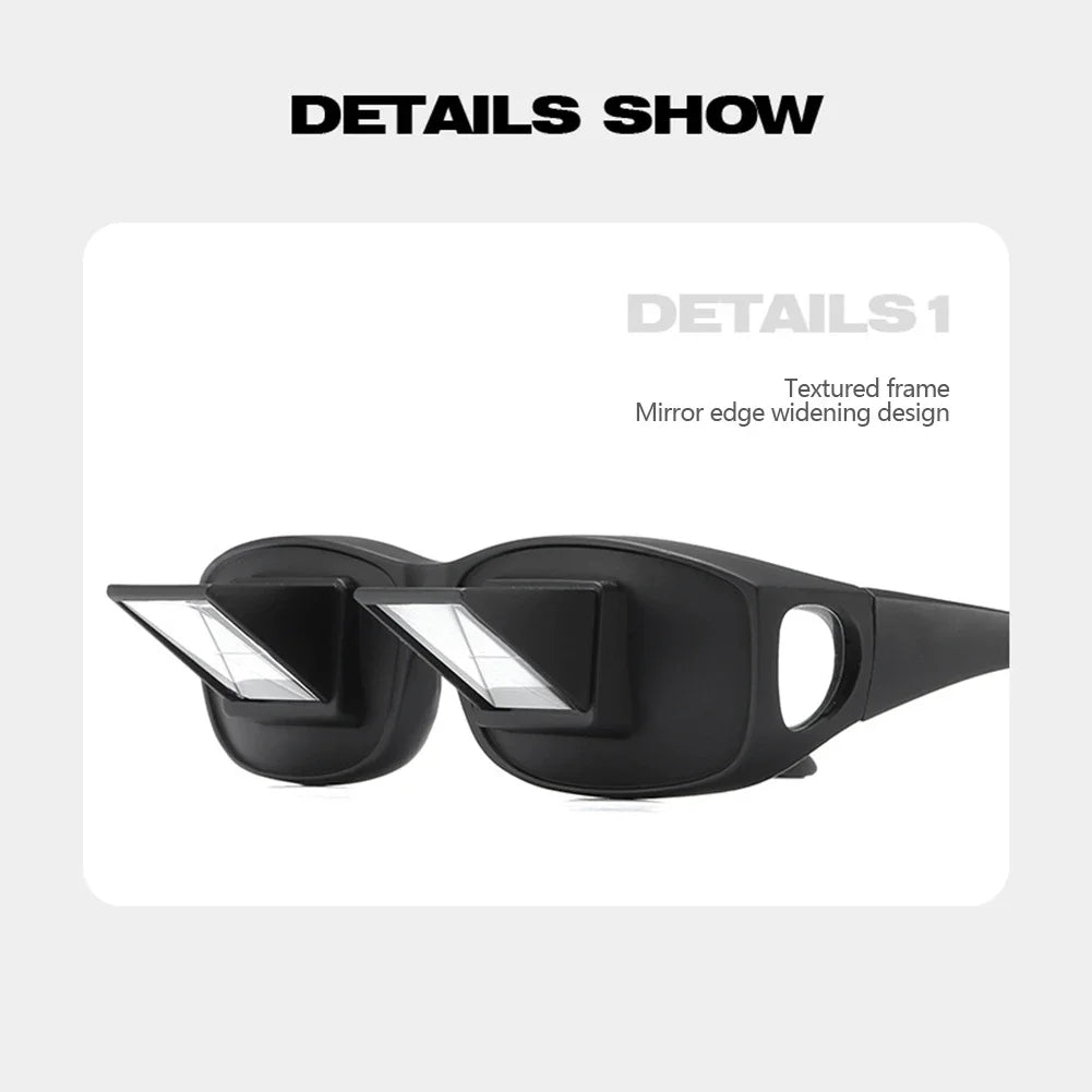 Horizontal Reading Glasses for Bed - Prism Lens for Lying Down TV Viewing Tidesmit