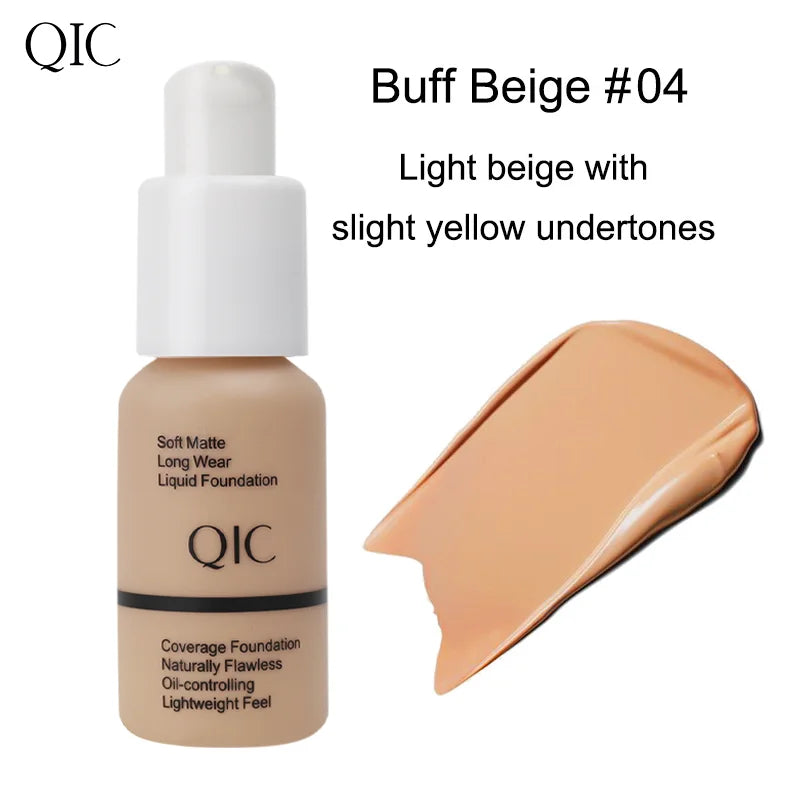 Tidesmit long lasting matte liquid foundation shade swatch for oil control and waterproof full coverage face makeup