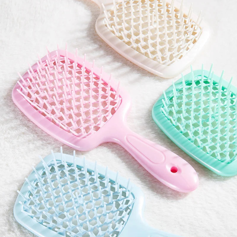 Detangling Hair Brush - Ergonomic Massage Comb for Wet Curly Hair Massage Chairs Tidesmit