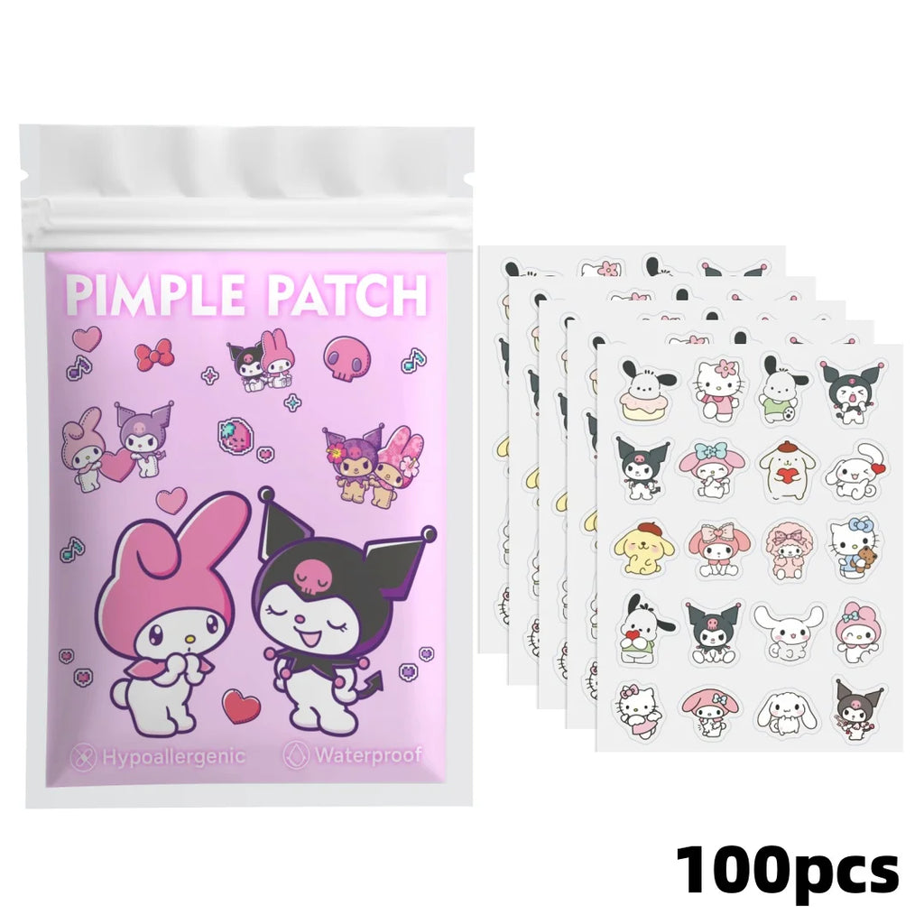 Acne patches, acne stickers, facial acne patches, concealer, concealer stickers 100PCS hello kitty