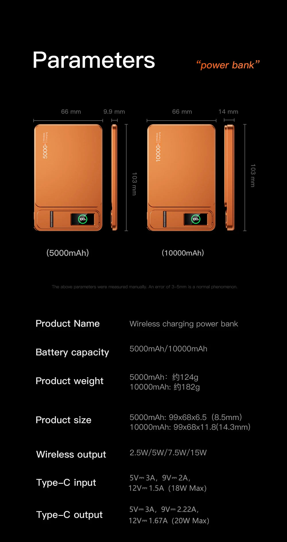 Magnetic Wireless Power Bank 10000mAh - Fast PD Travel Charger Tidesmit