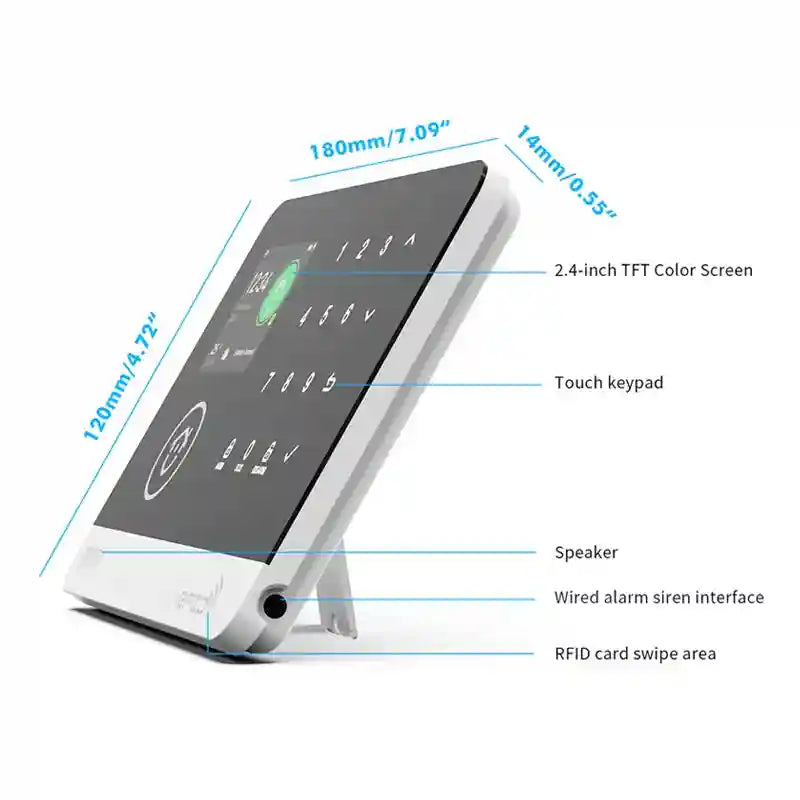 WiFi GSM Home Security Alarm System - Smart Home App Control Tidesmit