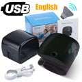 Touch Screen LED Rechargeable Wrist Blood Pressure Monitor English Voice Broadcast Tonometer BP Monitor Pulse