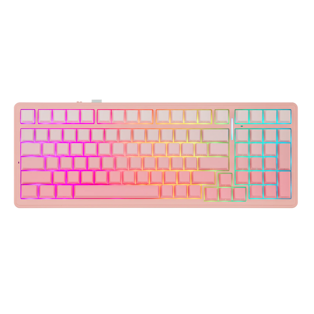 EPOMAKER x AULA F99 98% Gasket-Mounted Wired/BT/2.4GHz Wireless NKRO Mechanical Keyboard North-facing RGB 8000mAh Battery