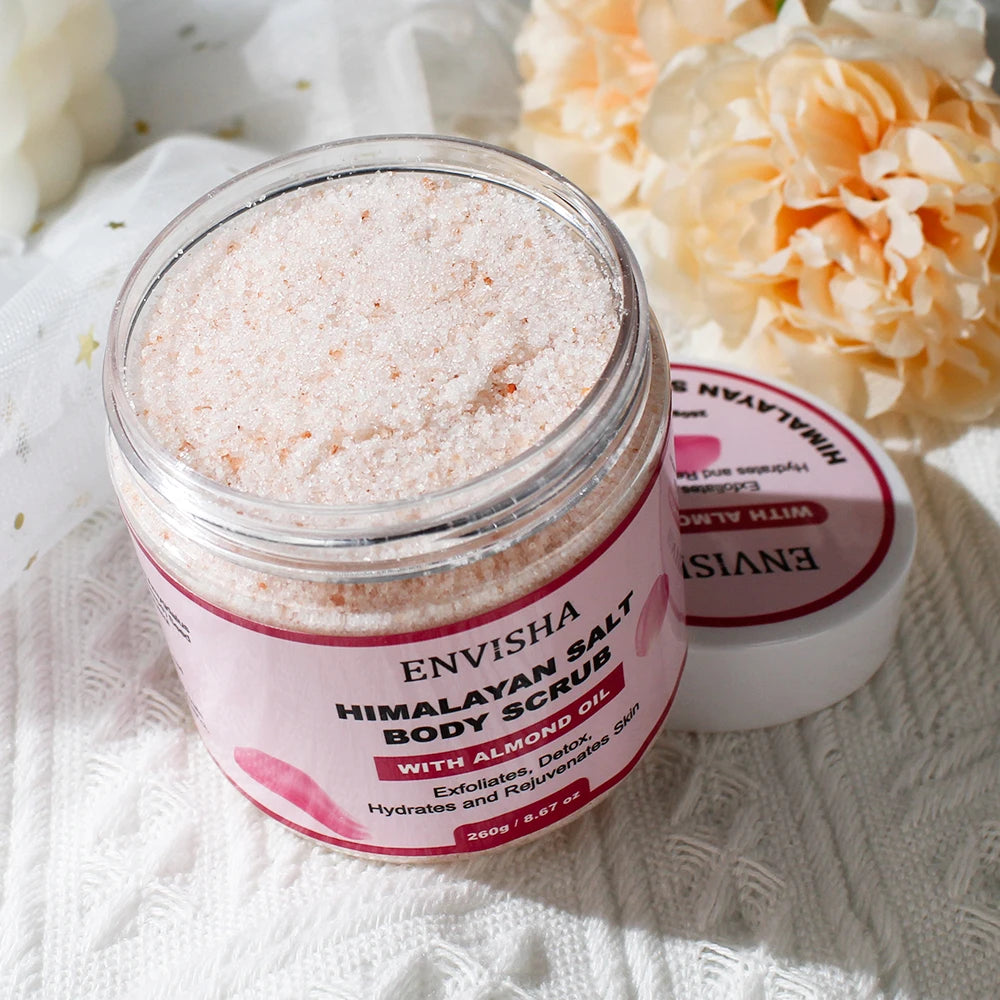 Rose Body Scrub - Natural Exfoliating Moisturizer for Smooth Skin Scrubs Treatments Tidesmit