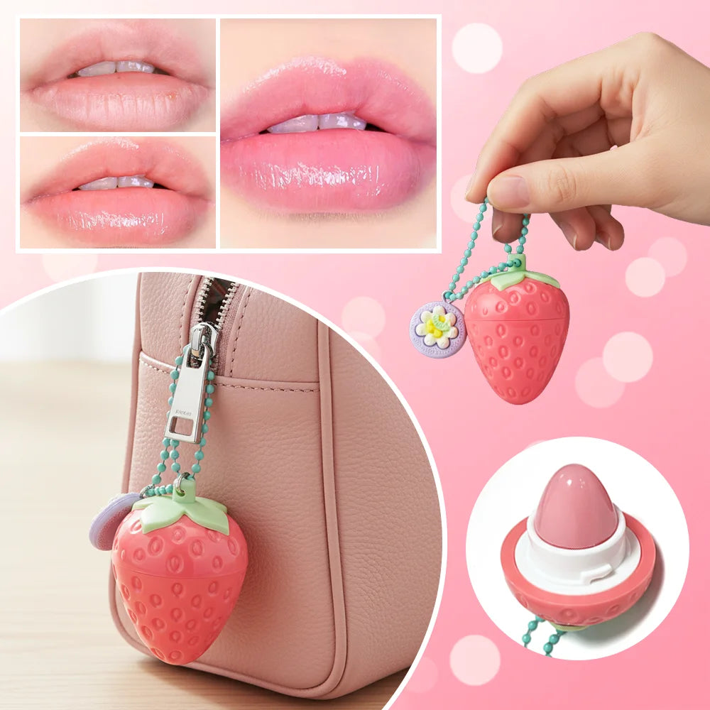 Strawberry Moisturizing Lip Balm - Nourishing Lip Treatment MS9033 Lip Care Tidesmit