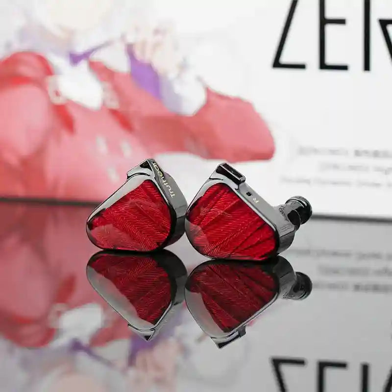 Truthear Crinacle Zero:Red Dual Dynamic Driver In-Ear Monitors - Red Tidesmit