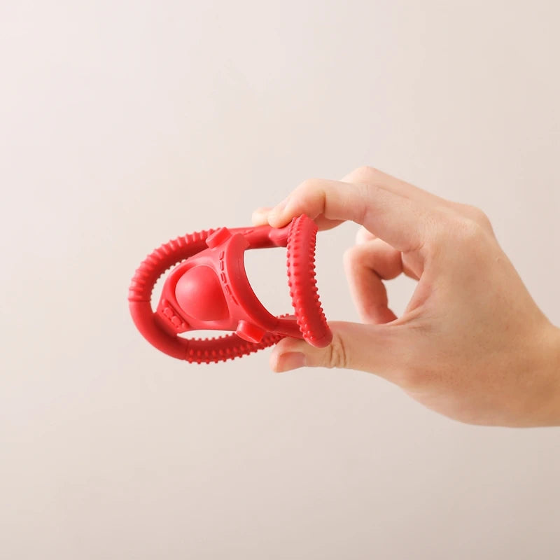 1PC Baby Food Grade Silicone Car Steering Wheel Nursing Teething Toys BPA Free Silicone Teether Toys For Newborn Teething Toys