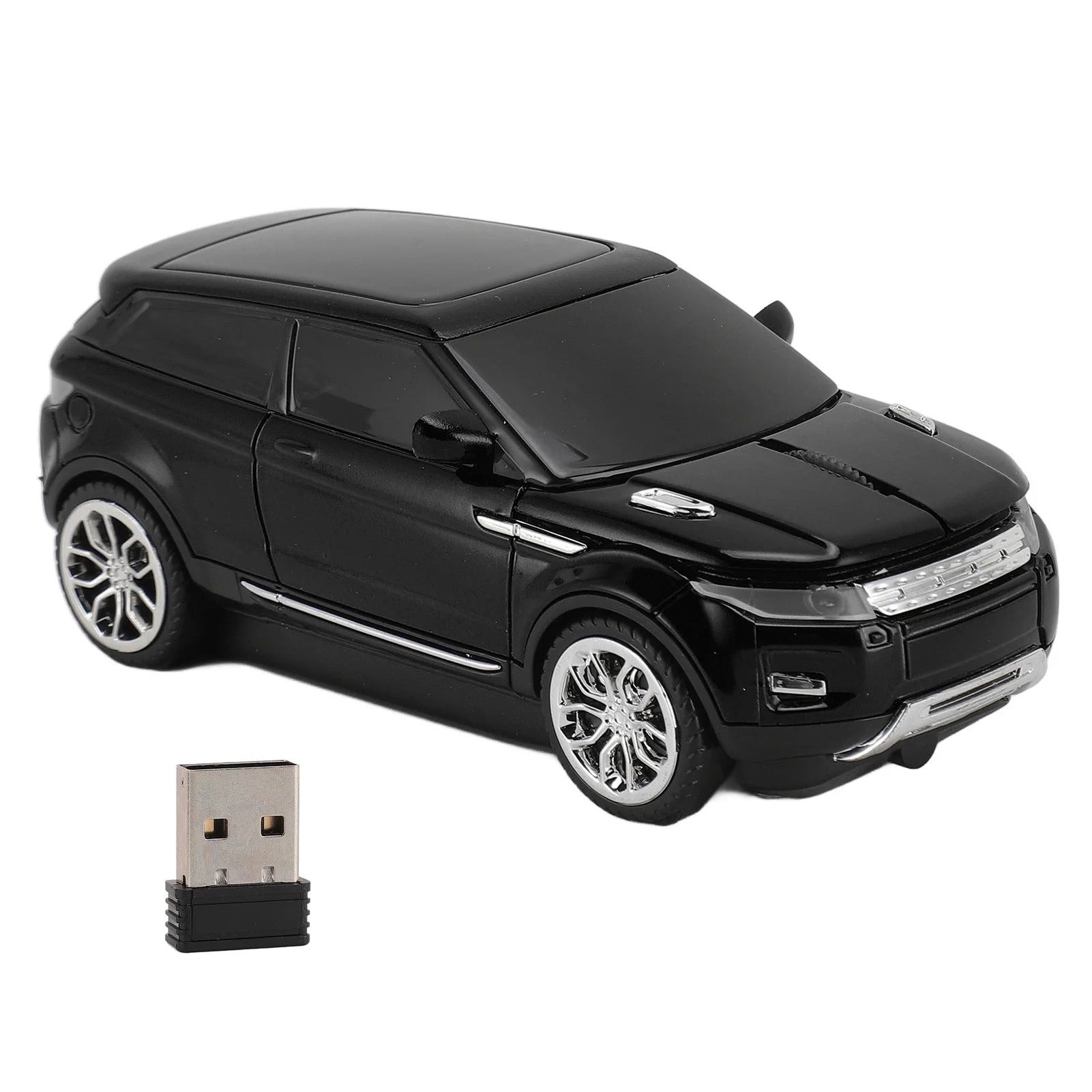 Car Shape Wireless Gaming Mouse Mice 2.4GHz 1600 DPI Cool 3D Car Shape Computer Mouse with USB Receiver for Laptop