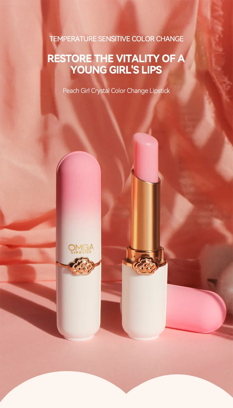 Color Changing Lip Balm - Moisturizing Peach Treatment by Tidesmit Lip Care Tidesmit