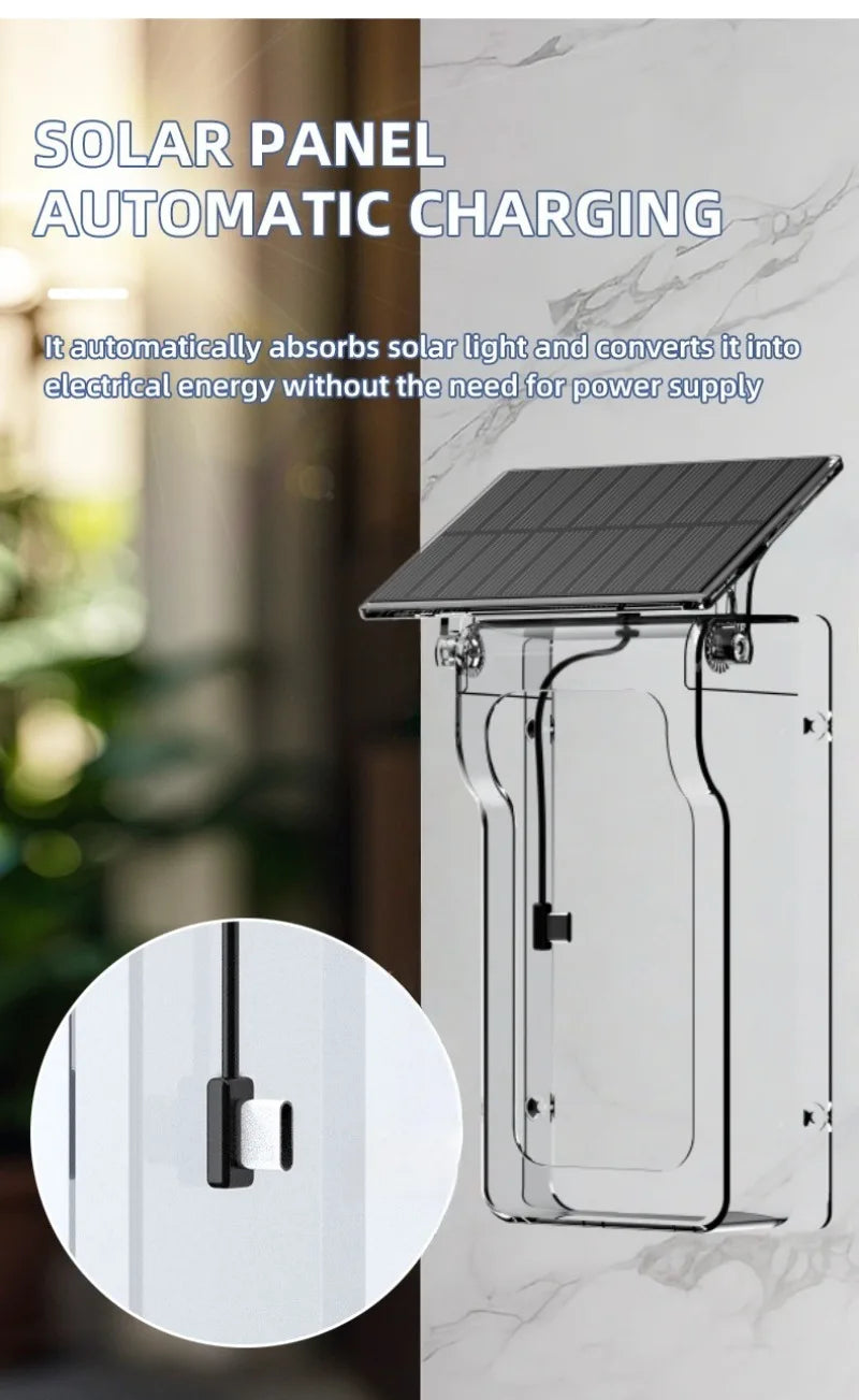 Tuya Doorbell with Solar Rain Cover Camera Wireless Video Doorbell Wifi PIR Human Body Sensing Outdoor Door Bell Video Intercom