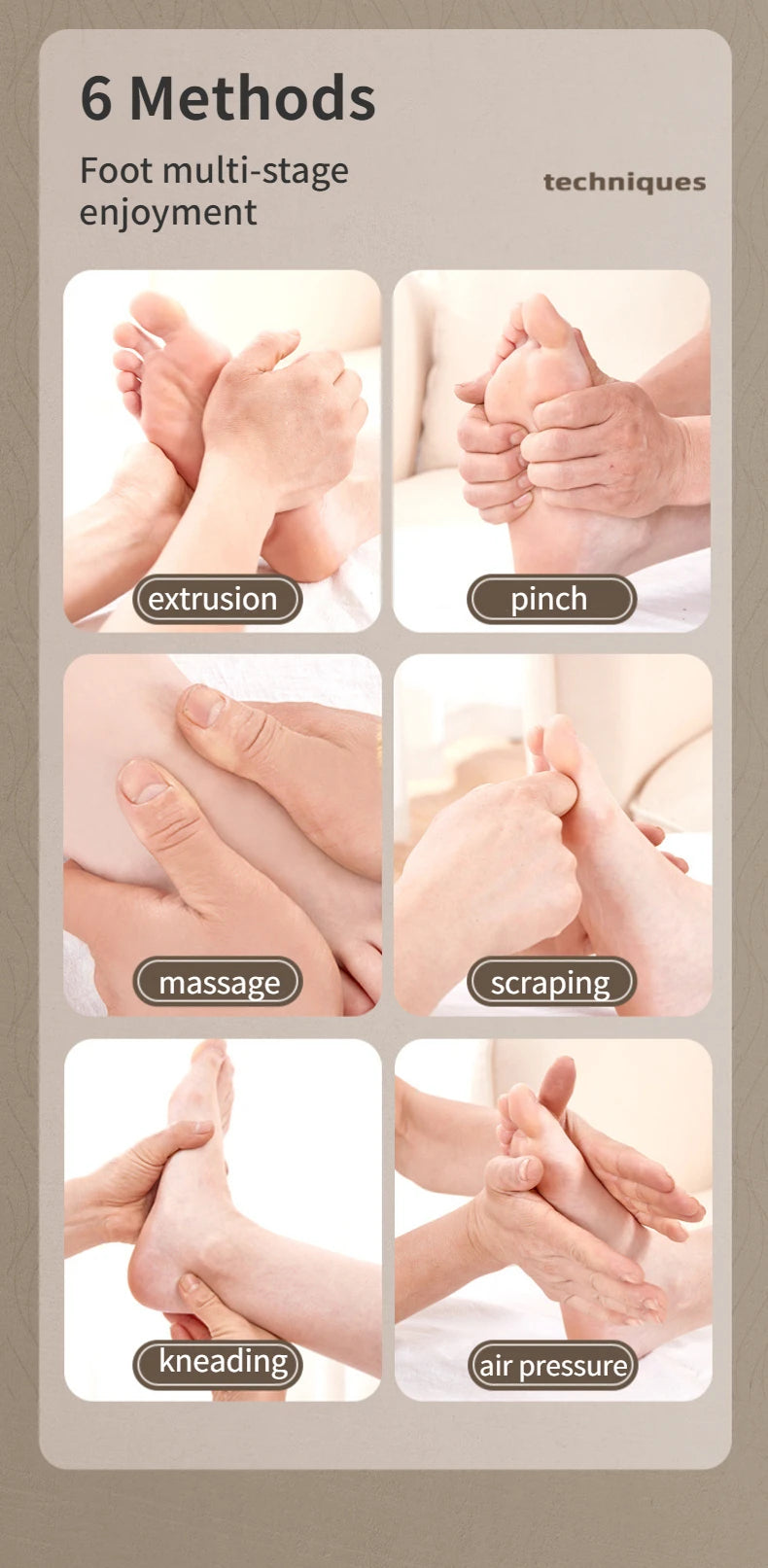 Electric Foot Massager with Heat and Airbag Shiatsu - Tidesmit Z12 Relaxation Treatment Tidesmit
