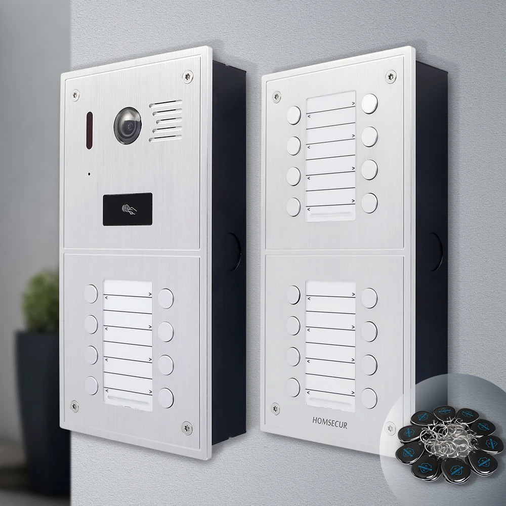 HOMSECUR Camera Doorbell  Outdoor Station BC151HD-24S For 24 Families HDK Series Video Door Phone Intercom