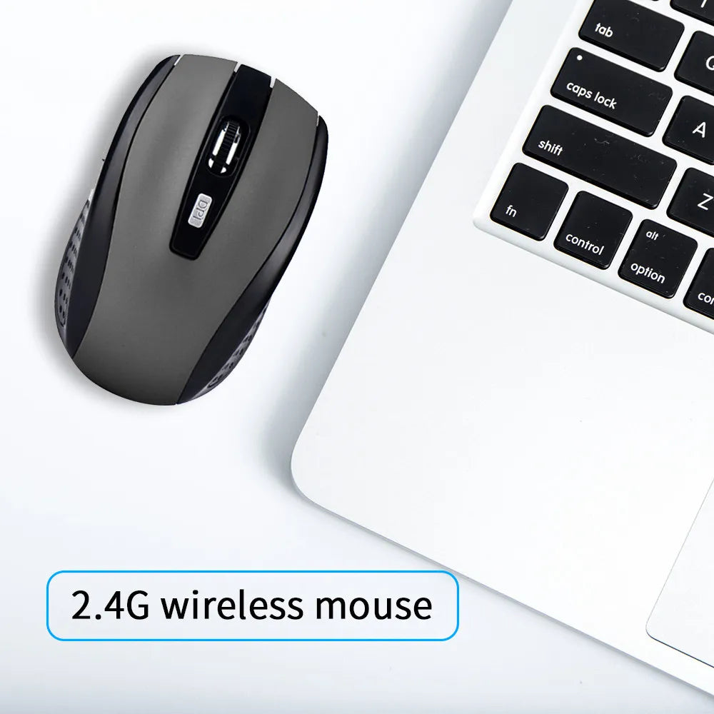 Slim Mini 2.4G Wireless Gaming Mouse 6D Optical for MacBook And Laptops 2.4GHz Compatible with 2.4G Wireless Technology