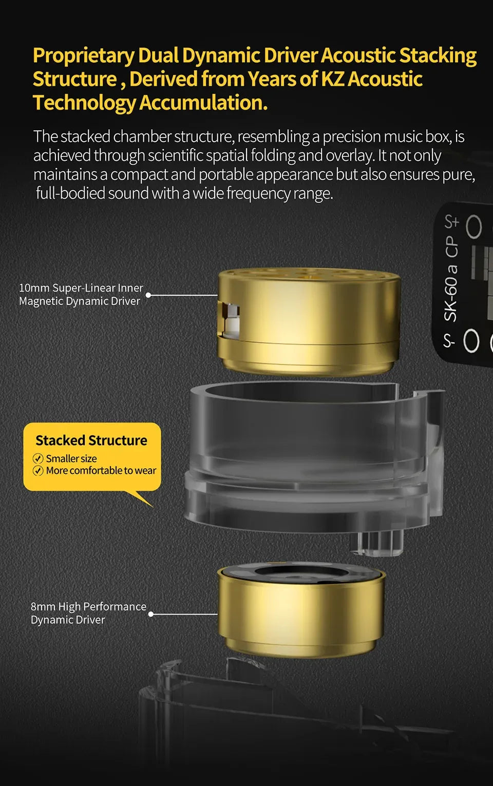 KZ Merga Bass Headphones HIFI noise-cancelling sports in-ear headphones New arrival! Tidesmit