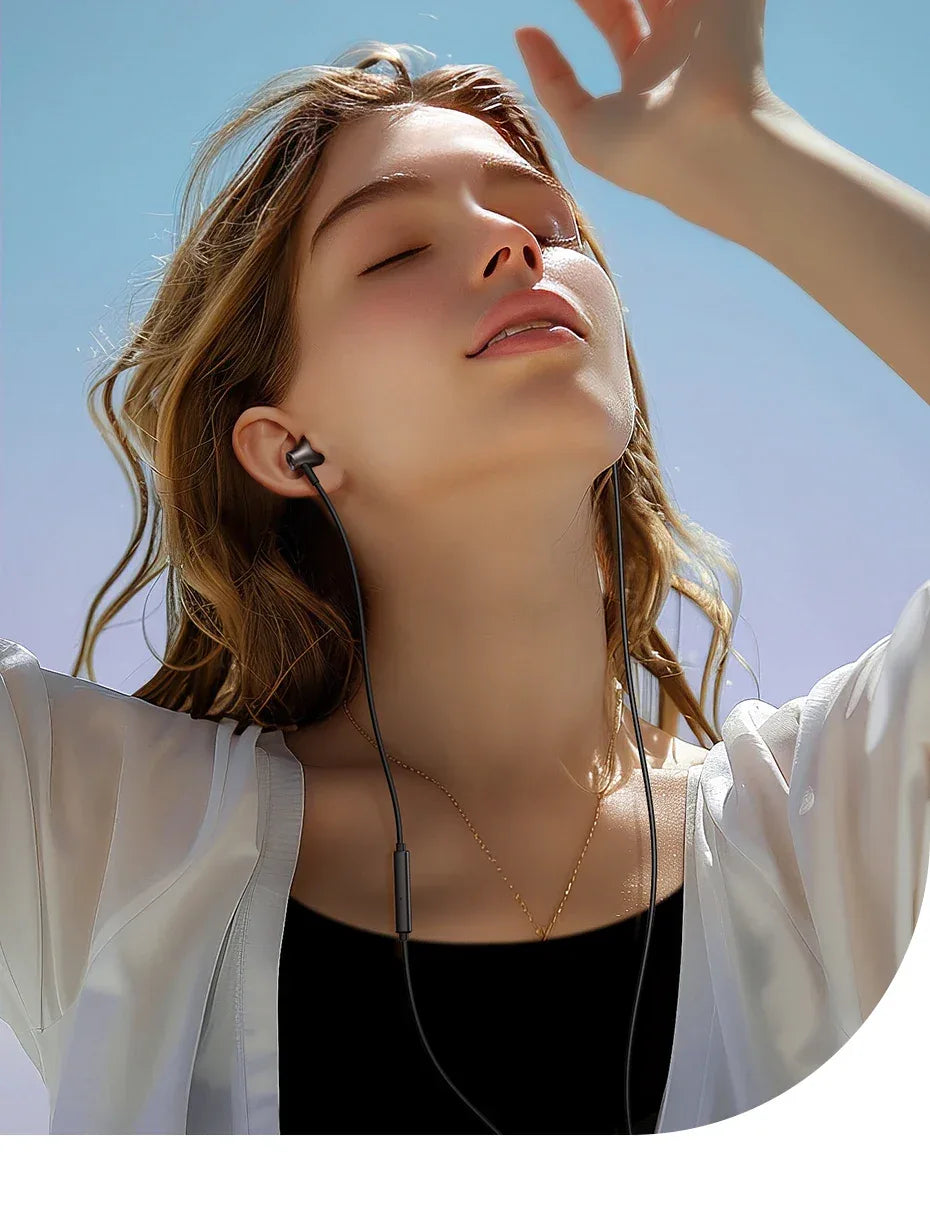 USB-C Wired Earbuds with HiFi Microphone – Tidesmit Stereo Audio Tidesmit