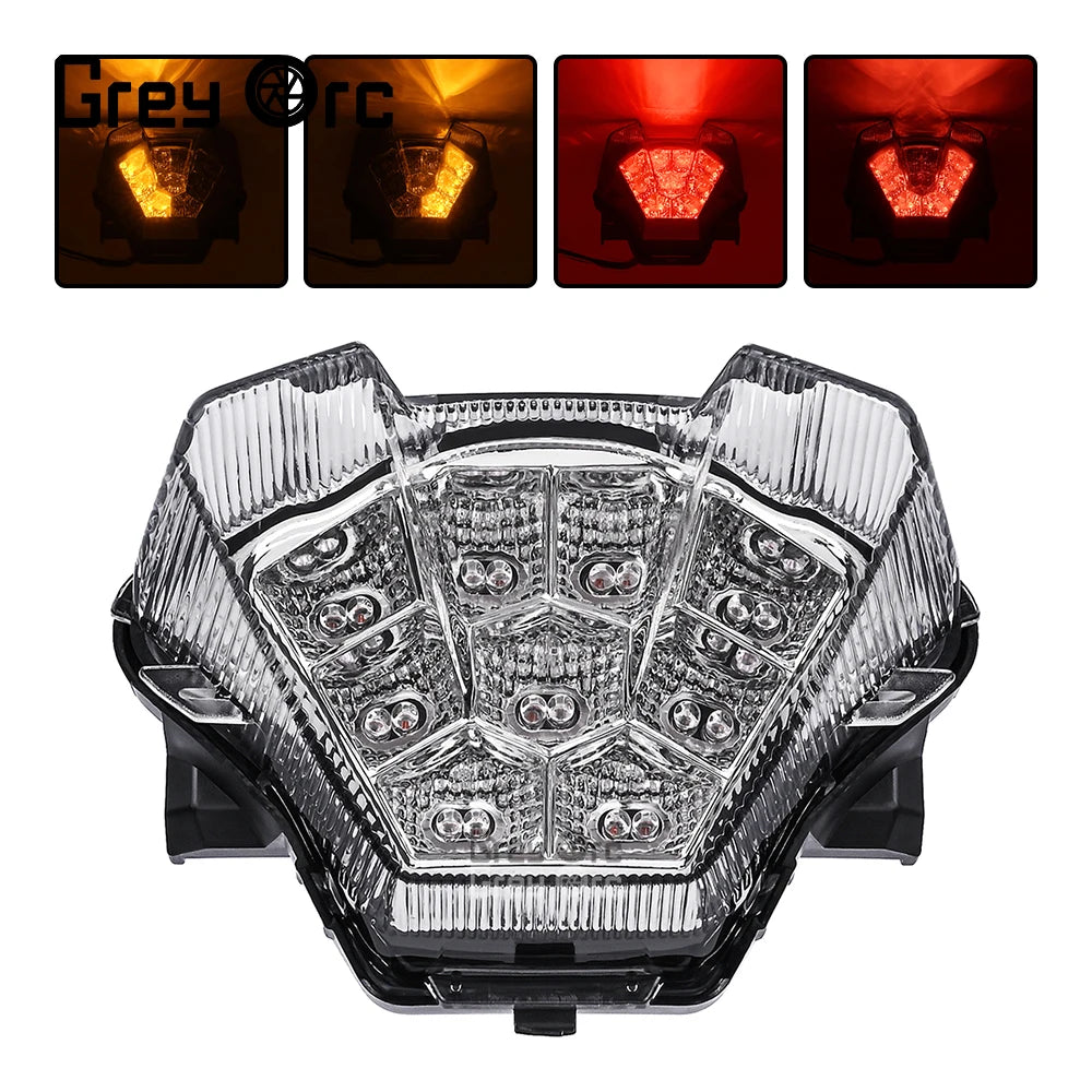 Motorcycle LED Rear Tail Light Brake Turn Signal Integrated Light For Yamaha MT-07 MT07 2018 2019 2020 2021 2022 2023 2024