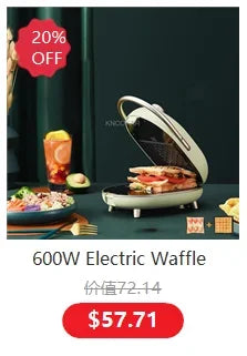 Electric multi cooker with non-stick pan and glass lid