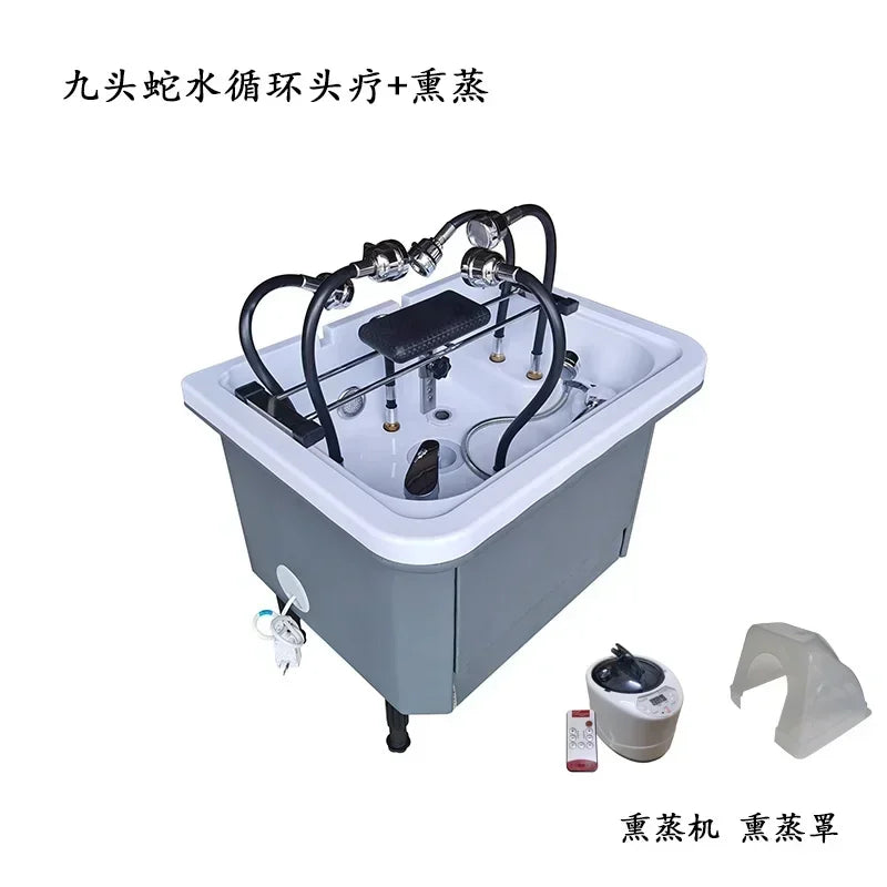 Scalp Therapy Shampoo Basin for Massage Beds with Water Cycle System Massage Chairs fumigation Tidesmit