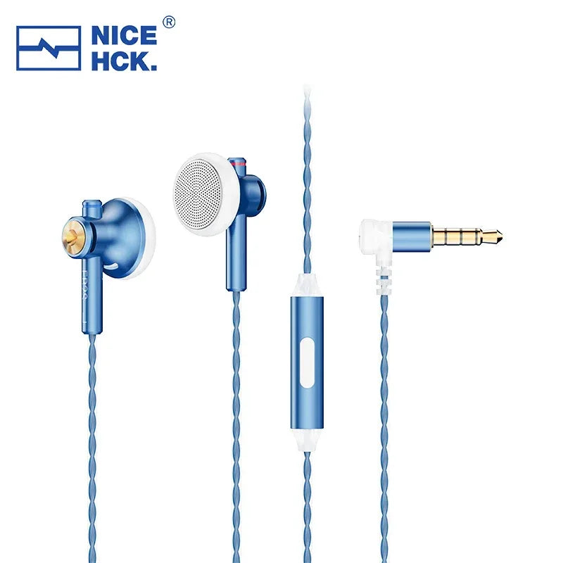 15.4mm LCP Diaphragm Wired Earphones by Tidesmit - High-Fidelity Audio 3.5mm With Mic Tidesmit