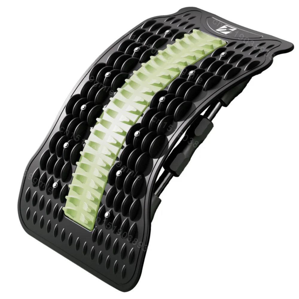 Back Stretcher for Lumbar Pain Relief with 12 Magnetic Acupressure Points Relaxation Treatment Tidesmit