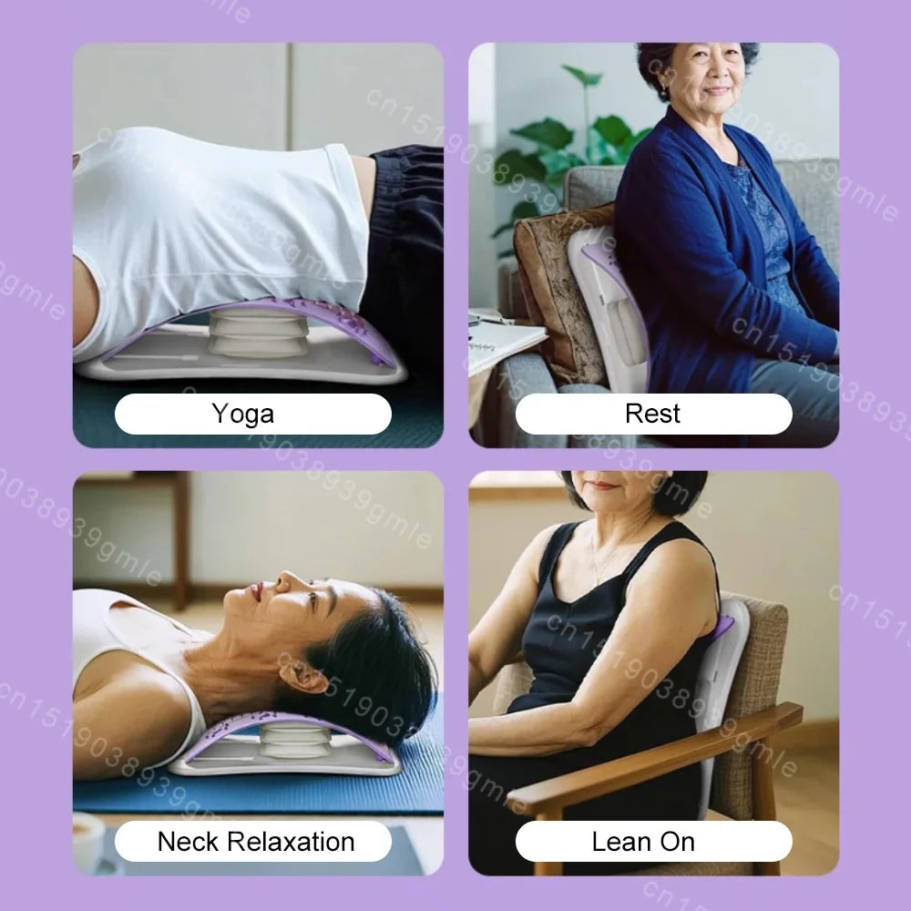 Electric Back Massager with Airbag Support & Heat Therapy Back Massage Instrument Tidesmit