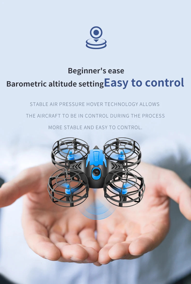 Mini RC Drone for Kids - Headless Mode, 360 Flips, V8-V18 Models Tidesmit