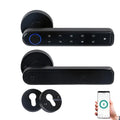 HOMSECUR Bluetooth Fingerprint Door Lock Password Keyless Entry Door Handle APP Control