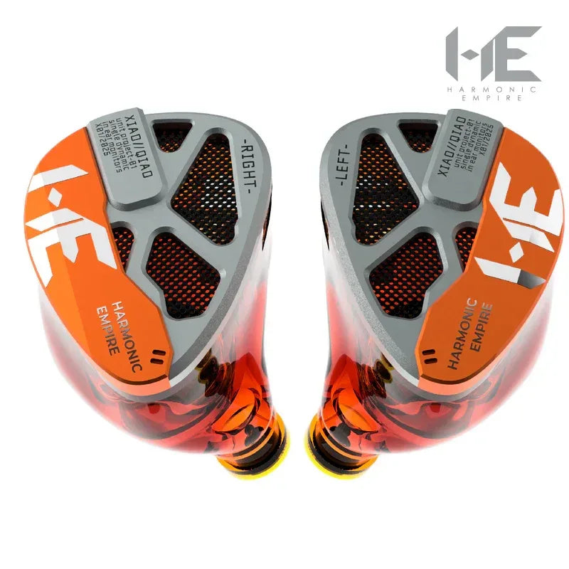 Hi-Fi In-Ear Monitors | Dynamic Driver Wired Earbuds by Tidesmit Orange-3.5MM Tidesmit