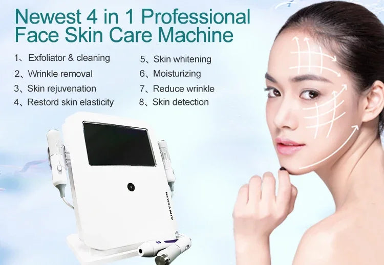 Hydro Dermabrasion 4-In-1 Facial Machine | Tidesmit Spa Grade System Massage Chairs Tidesmit