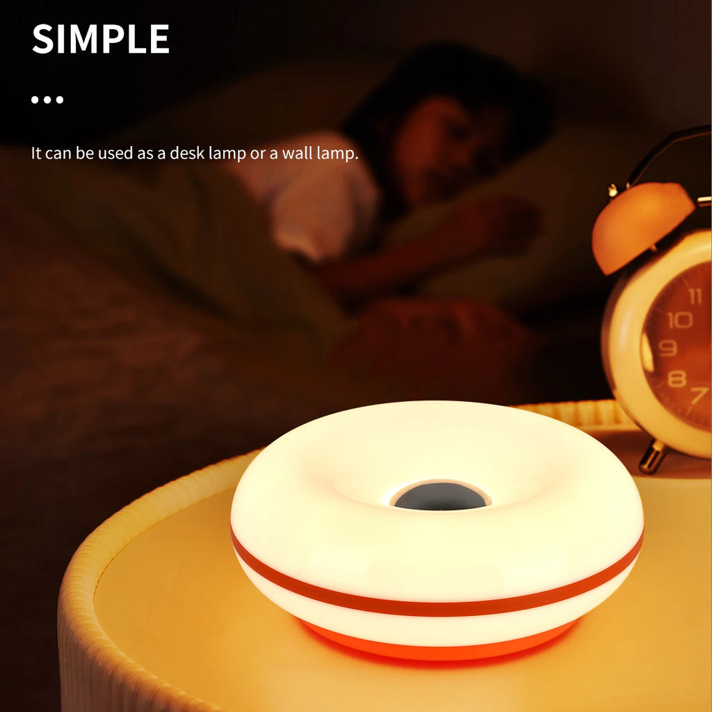 Bauhaus Ring Light: Minimalist Adjustable LED Table Lamp for Content Tidesmit