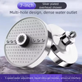 5 Mode Adjustable Rain Shower Head High Pressure Large Flow Ceiling Mounted Spray Portable Shower Nozzle for Home Hotel Bathroom