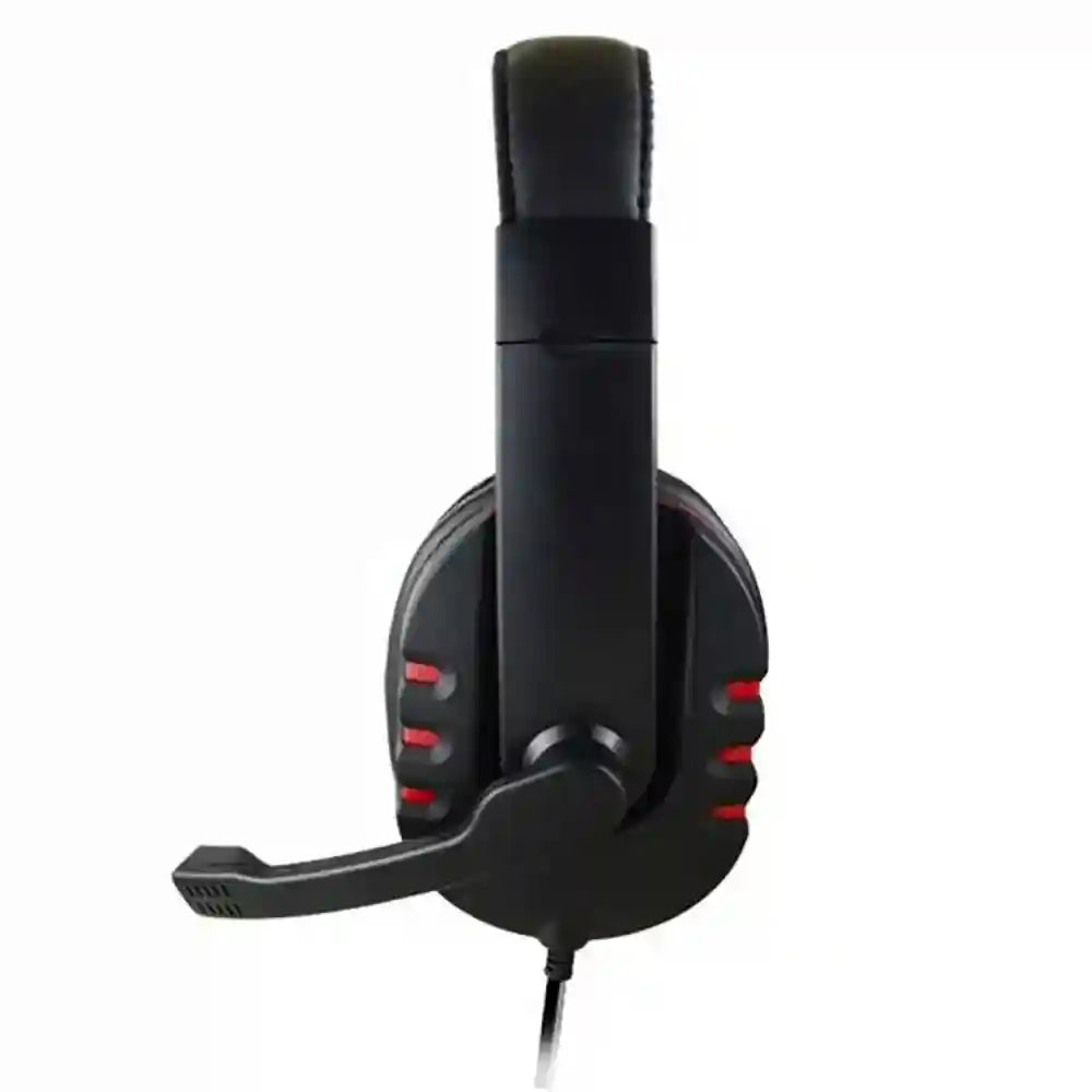 Wired Gaming Headset with Mic for PC and PS4 - Blue/Red Tidesmit
