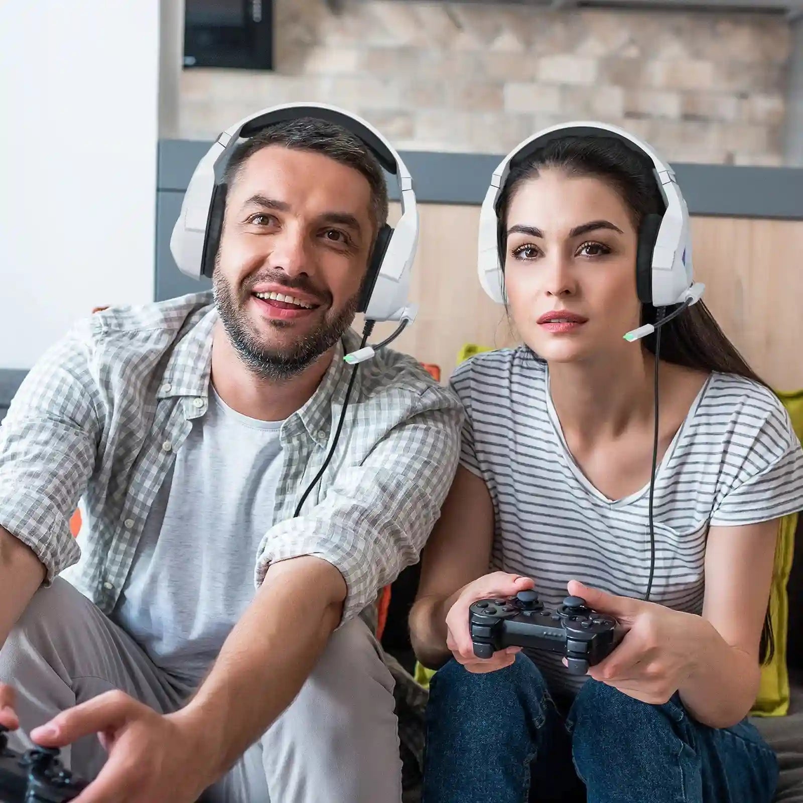 Wired Gaming Headset with 7.1 Surround Sound and Noise Canceling Mic Tidesmit
