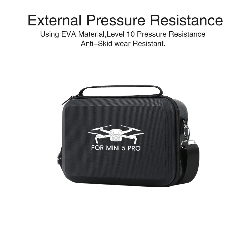 DJI Mini 5 Pro Carrying Case | Hard Shell Shoulder Storage Bag Tidesmit