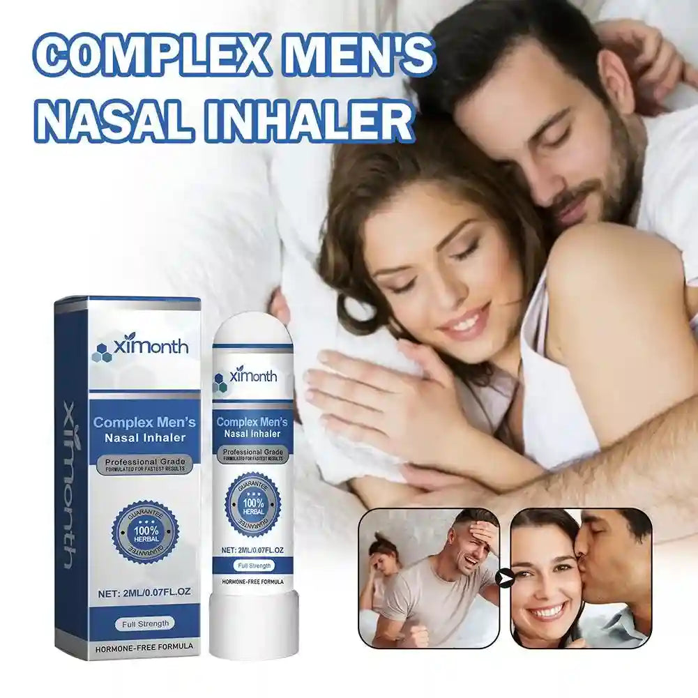 Men's Nasal Sniffing Stick - Energizing Aromatherapy & Lip Care Lip Care Tidesmit